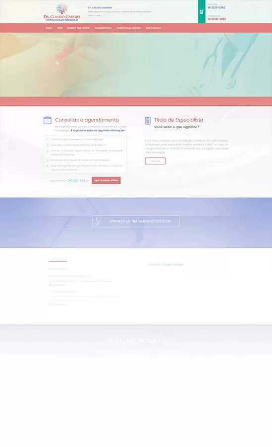 Dr. Claudio Gabriele | Sites para Clínicas